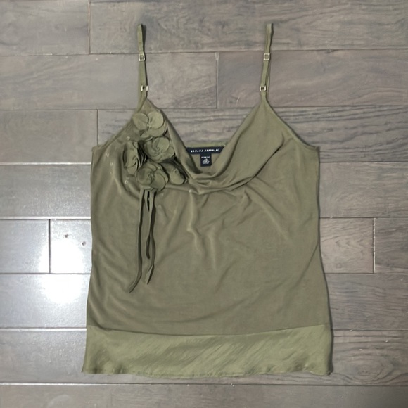 Banana Republic Tops - Y2K Vintage Banana Republic Cowl Neck Tank Top with Flower Detail Size XS